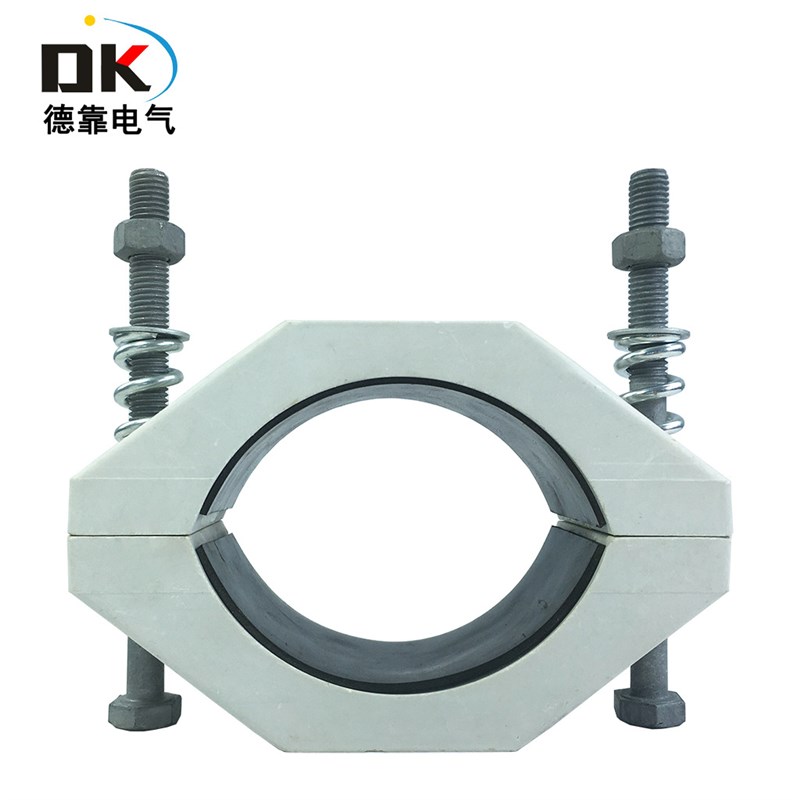 复合电缆夹具 SMC固定线夹 玻璃钢单芯挠性抱箍 复合电缆线卡管卡