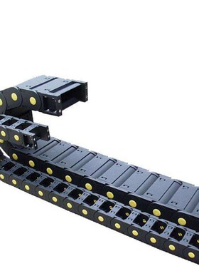 盾构机专用大节距塑料拖链 内径宽度可达350型GCTL塑料拖链厂家