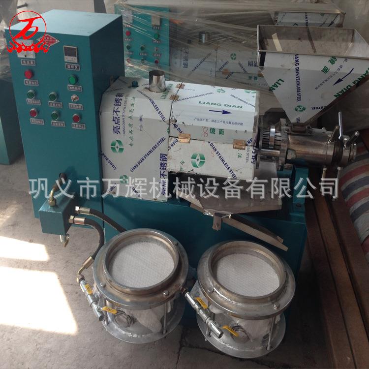 热销冷热商用螺旋榨油机 125型全自动榨油机 食用油压榨设备