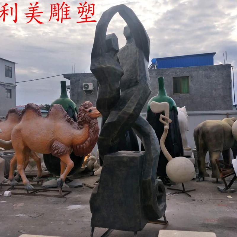 大型玻璃钢人物雕塑厂家校园文化历史名人胸像户外景观金属摆件