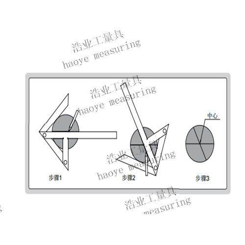 中心标记尺 100x70 150x130 200x150 250x160 300x180 厂家