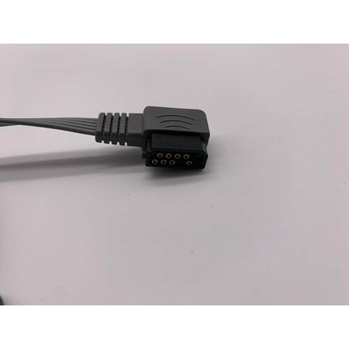 兼容心电监护仪M4725A 遥测动态心电导联线5导扣式