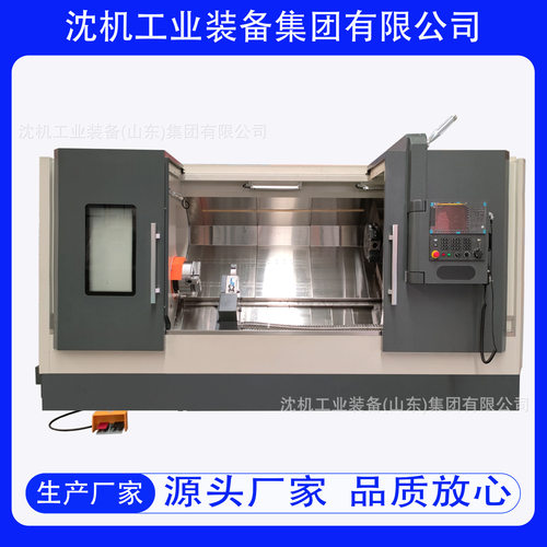 热销机型厂家直销车铣复合整体斜床身数控车床HTC50-1500