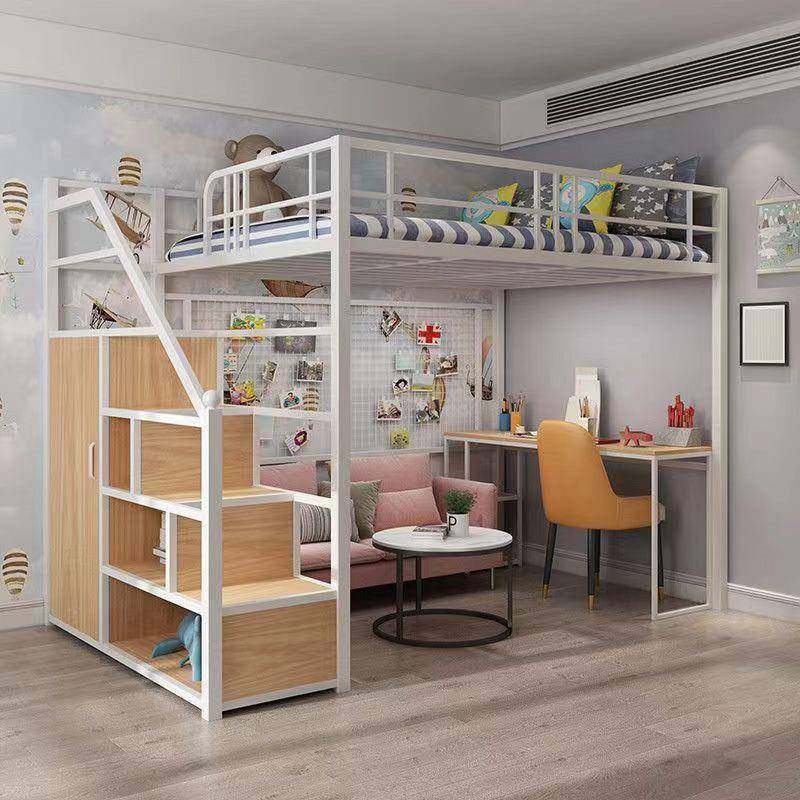 铁艺上床下办公高架床小户型高低床单上层阁楼省空间多功能架,纺织面料/辅料/配套,纺织机械配件,淘宝优惠券,粉丝福利购,淘宝优惠卷