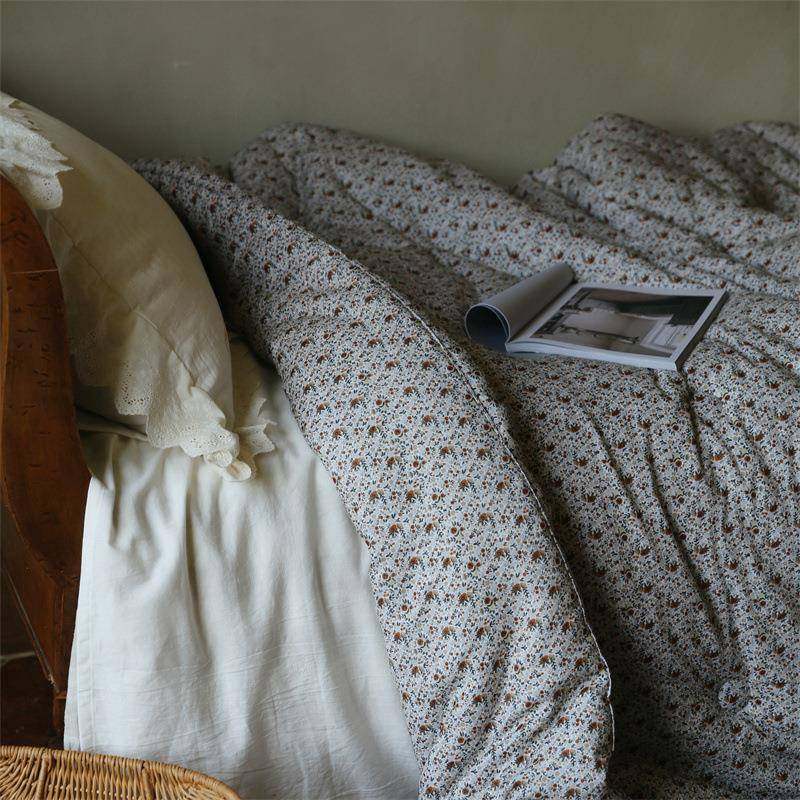 法式复古小碎花秋冬全棉双层纱春秋被子田园风荷叶花边可机洗冬被,纺织面料/辅料/配套,纺织机械配件,淘宝优惠券,粉丝福利购,淘宝优惠卷