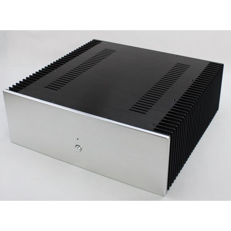 CJ0059-WA67全铝纯后级甲类前级胆机功放机箱面板采用航