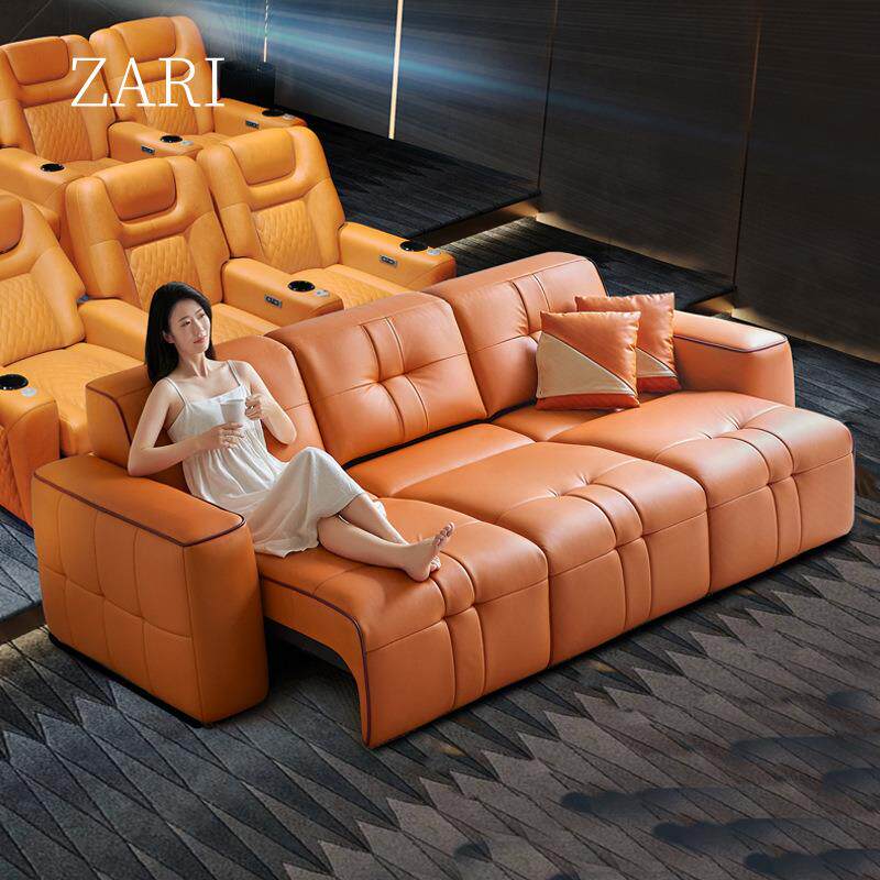 世藤家园别墅影院私人影音室影视厅电动客厅功能观影沙发床储物