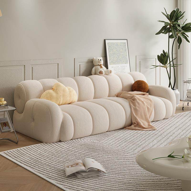 法式奶油风猫抓布艺沙发现代简约客厅小户型网红钢琴键三人位沙发,智能设备,其他智能设备,淘宝优惠券,粉丝福利购,淘宝优惠卷