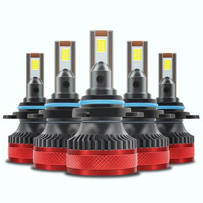 M9汽车LED前大灯散热超亮聚光汽车灯泡ledH7H4H19005汽车改装