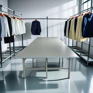 制衣厂服装裁剪台裁剪桌裁床台打包案板工作台组合裁布台检验桌子