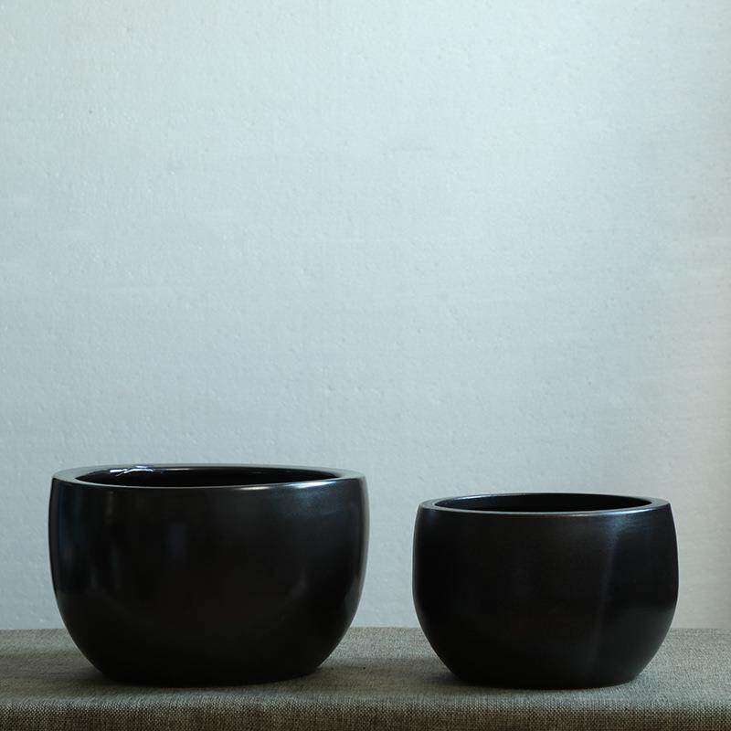 复古陶瓷落地花瓶客厅插花摆件现代简约欧式假花花插家居大号花盆