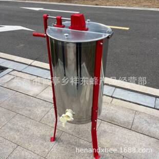 手动2框摇蜂蜜机不锈钢摇蜜机流蜜口两框二帧分离机鞑靼可调机械