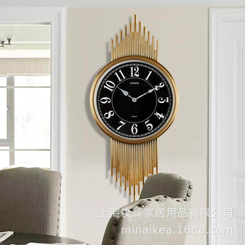 现代客厅金属创意挂钟时钟欧式个新钟表装饰家用时尚艺术挂表