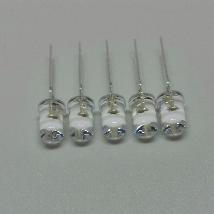 专业制造5mm圆头直插led超高亮led灯珠白光led台灯专用灯珠优惠