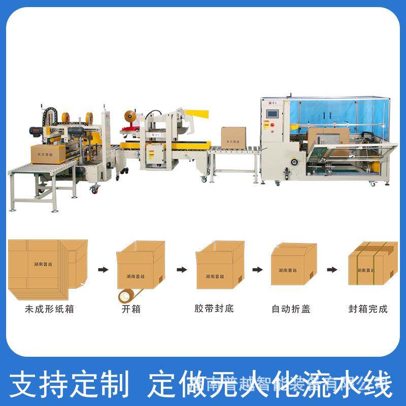 全自动折盖封箱机机器折盖封箱打包流水线打包机工厂云仓折盖封箱,办公设备/耗材/相关服务,包装机,淘宝优惠券,粉丝福利购,淘宝优惠卷