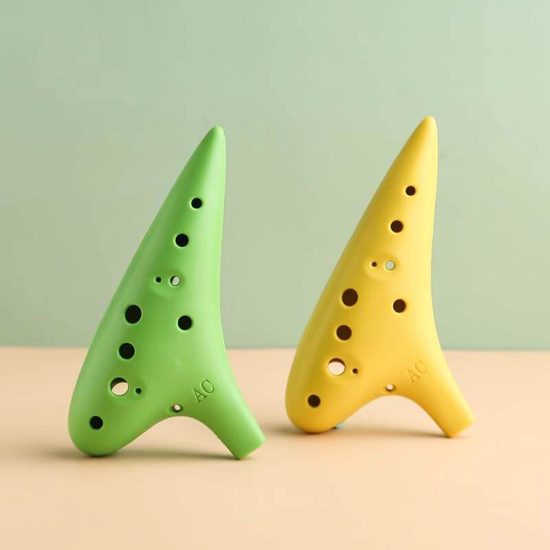 树脂陶笛12孔塑料中音AC调十二孔初学入门乐器小学生淘笛专业演奏