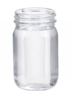 透明标准广口瓶、125ml白色聚丙烯盖PTFE表面的聚乙烯垫盒=24个