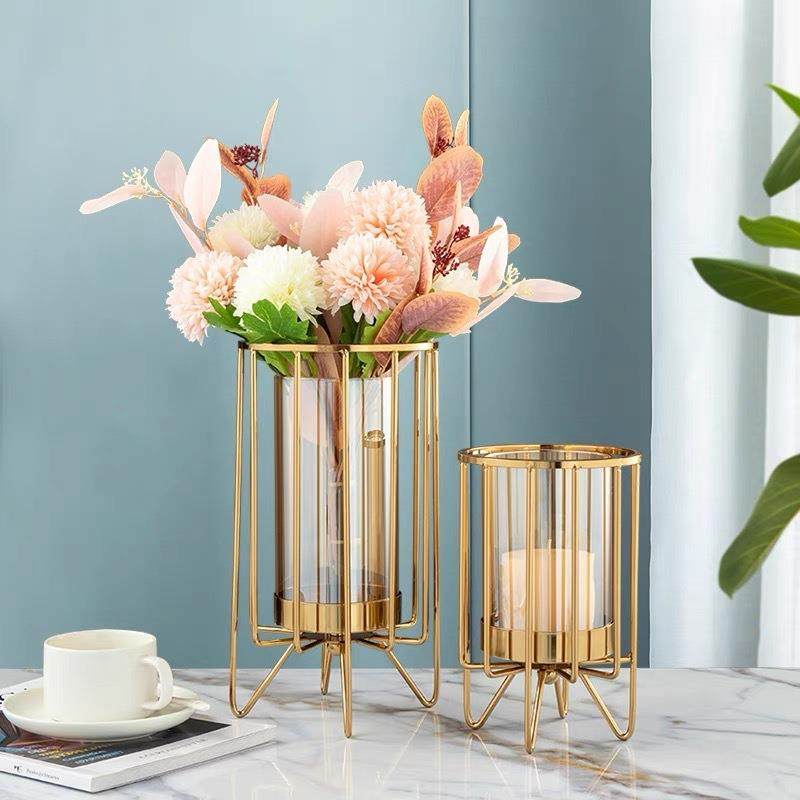 大号轻奢鲜花玻璃花瓶高级感摆件家居客厅大型装饰干花工艺品,农用物资,其他肥料,淘宝优惠券,粉丝福利购,淘宝优惠卷