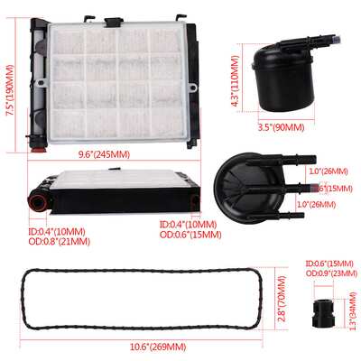 汽车改装配件6.7动力冲程燃油滤清器 FD4625 FD4624 HC3Z-9N184-B