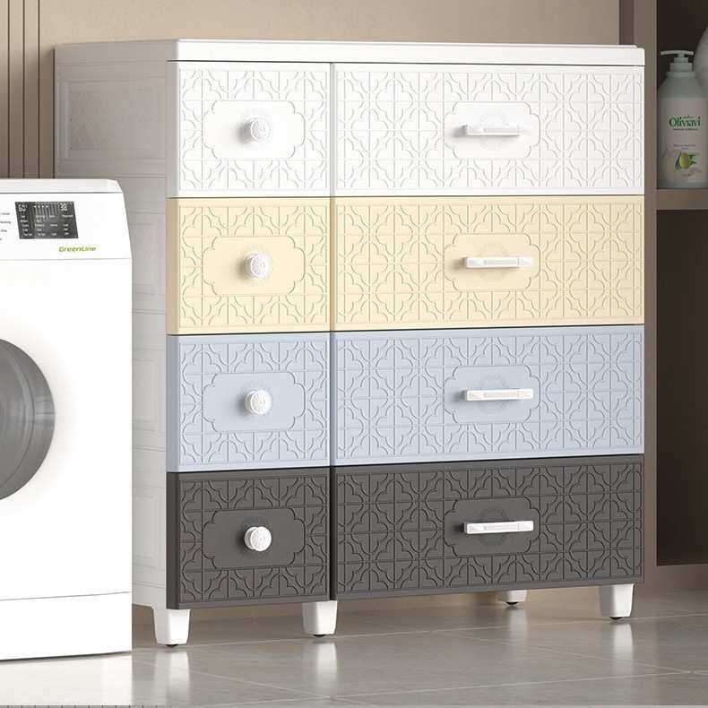 收纳柜子储物柜卧室85cm宽塑料家用置物加高多层整理箱,3C数码配件,USB灯,淘宝优惠券,粉丝福利购,淘宝优惠卷