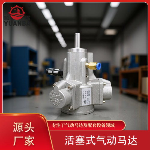 气动马达瑞安源霸活塞式气动马达TMH025基本型可配法兰减速机耐尘