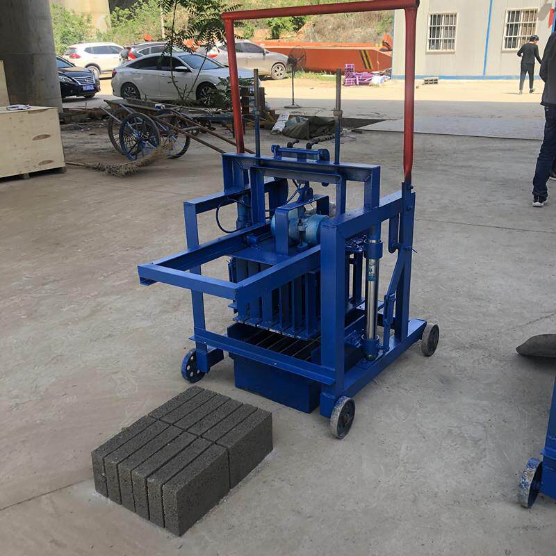家用小型水泥制砖机 移动砖机 空心免烧垫块砖设备 效率高低耗