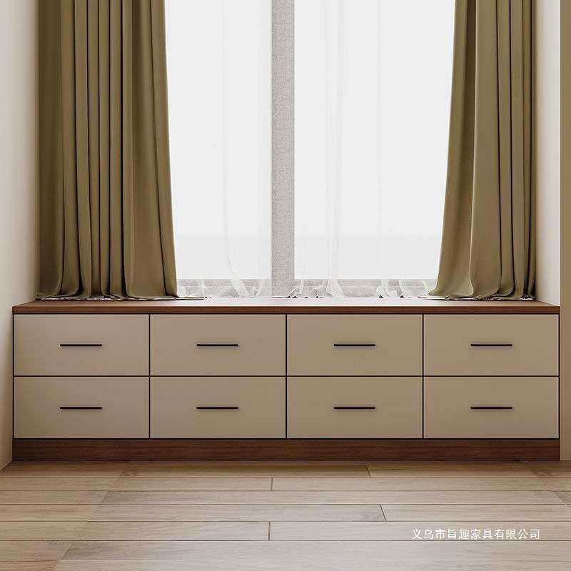 飘窗柜抽屉斗柜矮柜地柜收纳柜储物柜子实木可坐榻榻米窗台柜高端,电子元器件市场,其它元器件,淘宝优惠券,粉丝福利购,淘宝优惠卷