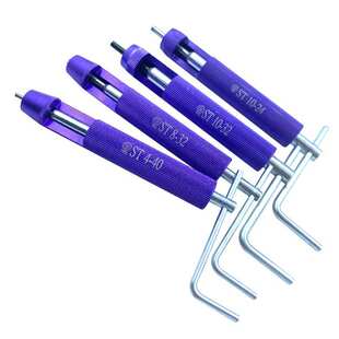 套装钢丝螺套 螺纹工具牙套丝锥扳手冲断全套M2M3M4M5M6M8M10