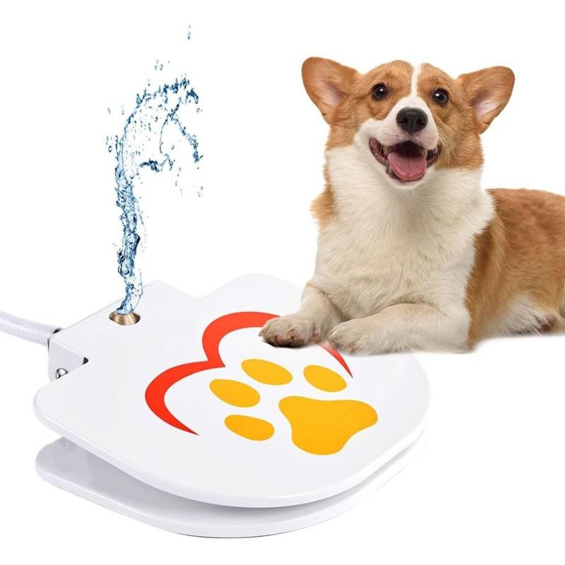 工厂狗狗自动取水踩水玩具喂水器洗澡玩耍喷泉