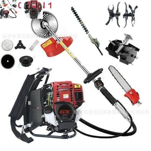 多功能割灌机四冲汽油割草机十合一小型家用多功能除草机