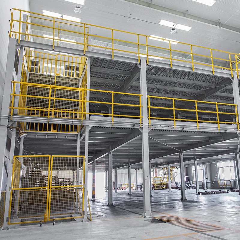 【阁楼货架】现货大跨度仓库库房钢结构阁楼货架仓储阁楼货架