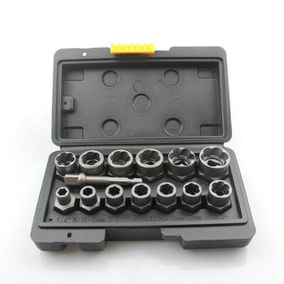 13pcs套装螺帽取出器破损残缺螺丝螺母取出器断丝取出器