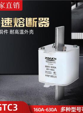 NGTC3RS34690V630A快速熔断器插入式陶瓷保险丝熔断器熔芯