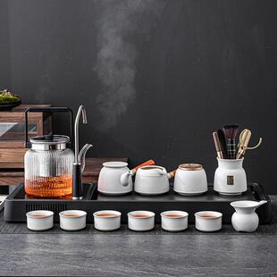 xyt茶盘家用茶具套装全自动一体式现代功夫烧水壶排水干泡台小型