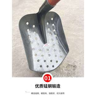 清下水道铁锹清淤泥神器掏粪勺污水井清掏工具清理水沟渗水池弯铲