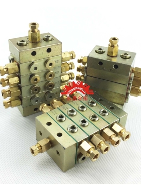 JPQ递进式黄油分配器 片式1000型 2000型 3000型 贝奇尔型M2500