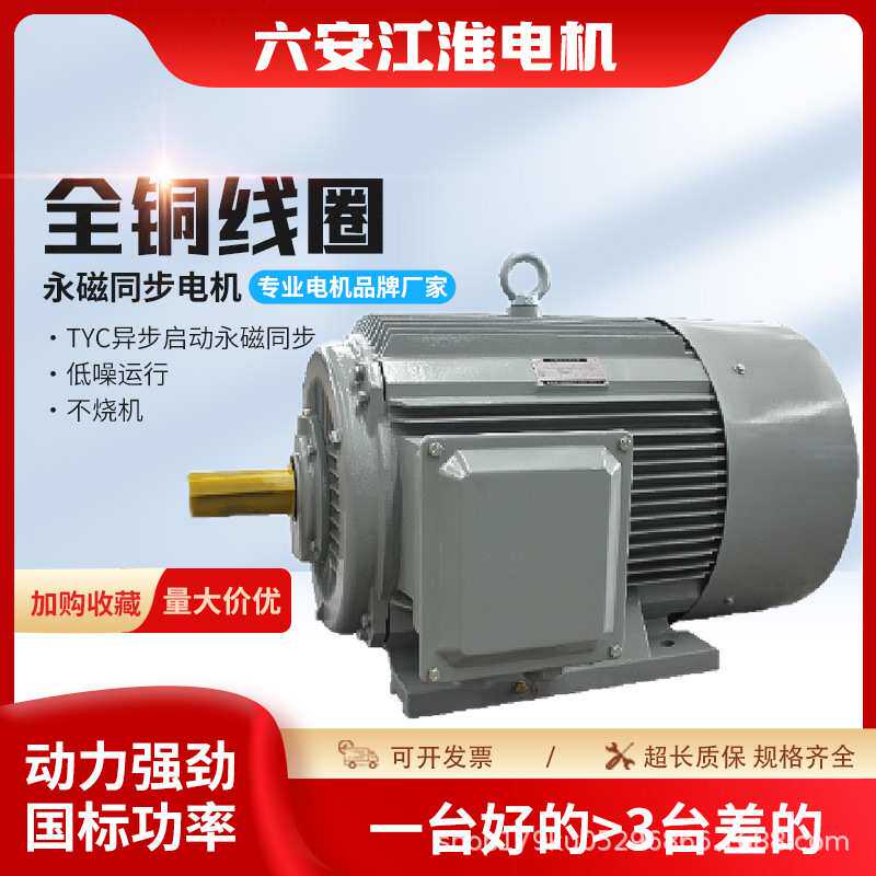 六安江淮电机TYC异步启动永磁同步电动机4-315kw全铜线圈厂家直供