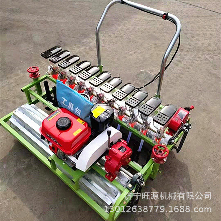 小型蔬菜精播机胡萝卜油菜播种机自走式汽油播种机价格