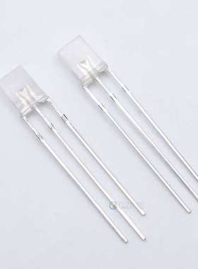 257雾状红蓝红绿蓝绿黄绿双色指示灯2*5*7mm直插式双色led灯珠