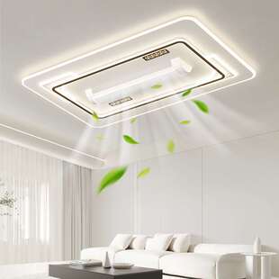 客厅主卧室餐厅无扇叶风扇灯吸顶灯吊扇灯2025年新款房间中山灯具