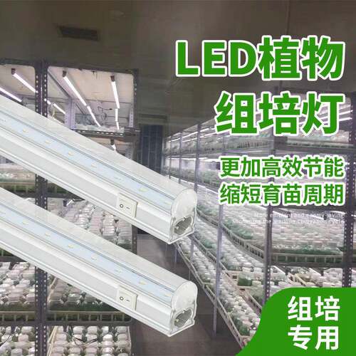 组培专用灯仿太阳led植物生长灯全光谱组培灯管T5T6带开关灯管