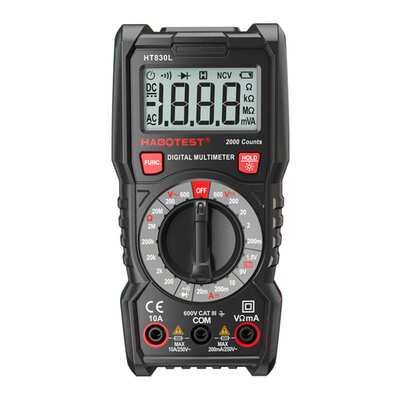 HABOTEST工厂店HT113B高精度手持数字万用表小型专业多功能万用表