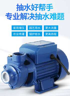 QB60自吸清水泵漩涡式离心泵自来水管道加压泵太阳能增压水泵