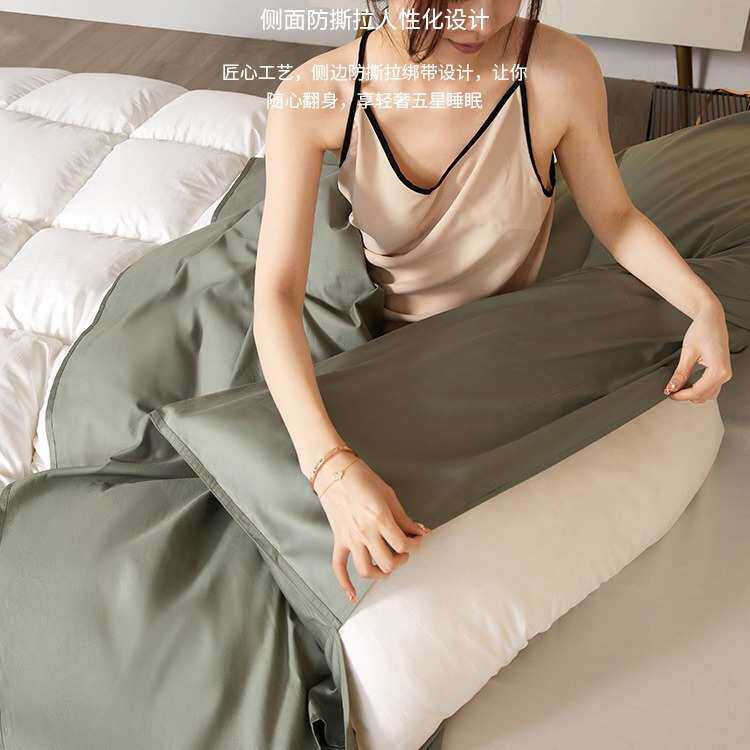 A类100s长绒棉酒店隔脏睡袋纯棉宾馆旅行出差神器旅睡宝便携床单