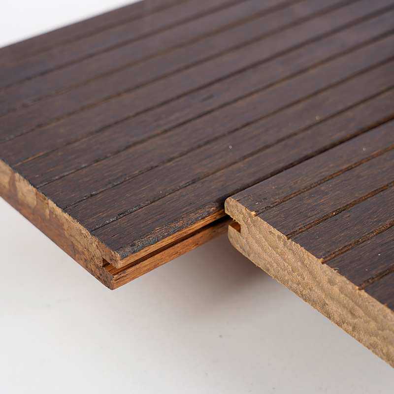 厂家直销室外10mm防腐户外场地重竹地板板防水高耐小沟槽竹木地