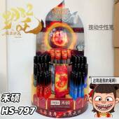 2025禾硕哪吒中性笔新款 卡通按动式 高颜值刷题笔0.5mm黑色签字笔