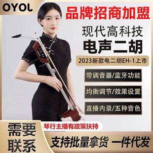 JOYO卓乐电二胡EH-1初学者成人专业舞台演出电声二胡乐器胡琴乐器