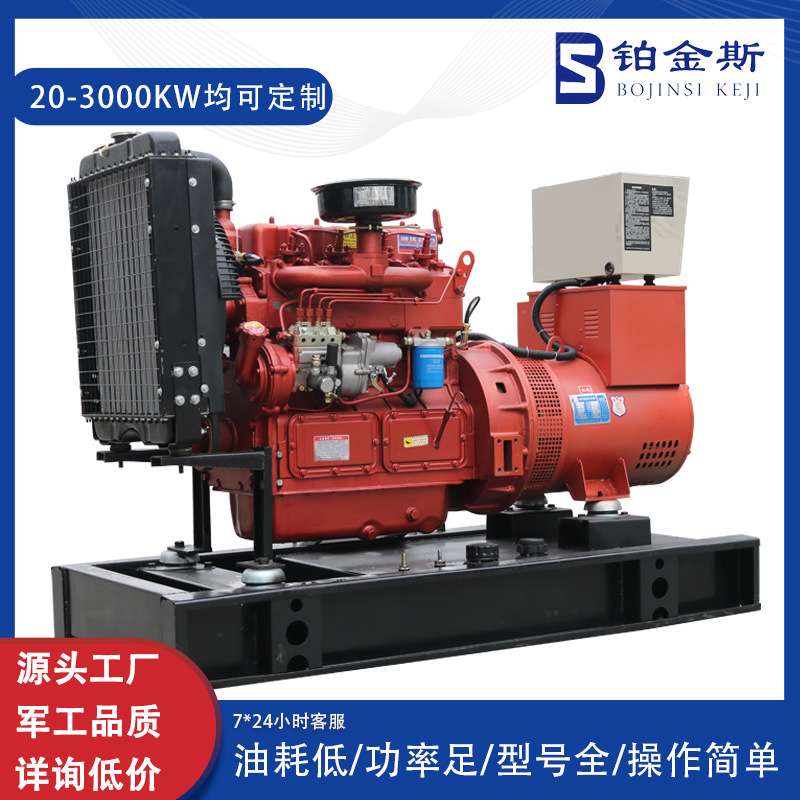 潍坊发电机组30KW 小型养殖场宾馆商铺应急电源40千瓦柴油发电机