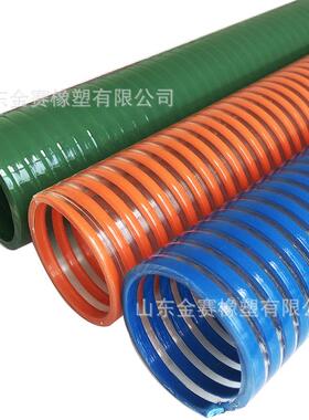 红色牛筋软管玉米小麦仓储吸粮机吸料设备机械用输送管平滑管