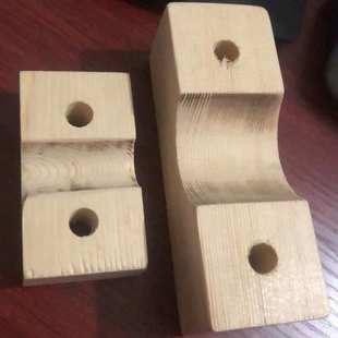 厂家加工红松落叶松木罐道大方楔形木罐道电缆卡可按图纸木质